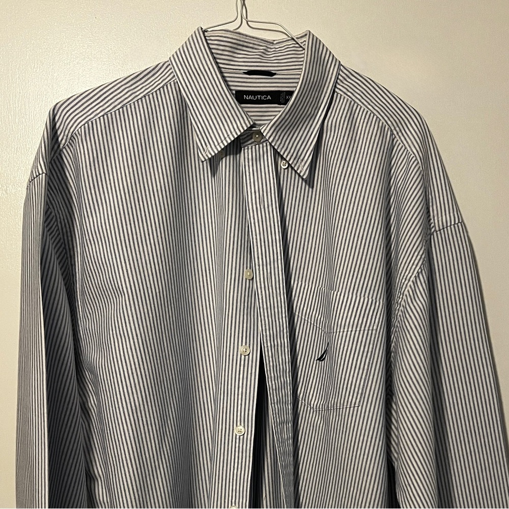 Nautica - Long Sleeve - Button Down - XXL OCBD